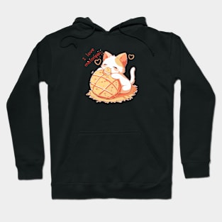 Cat I love Melonpan Hoodie